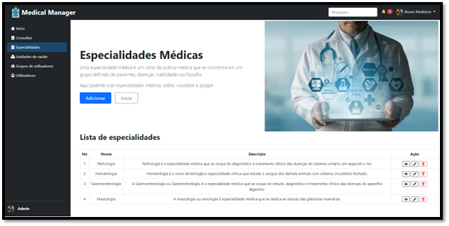 Medical Manager Portal